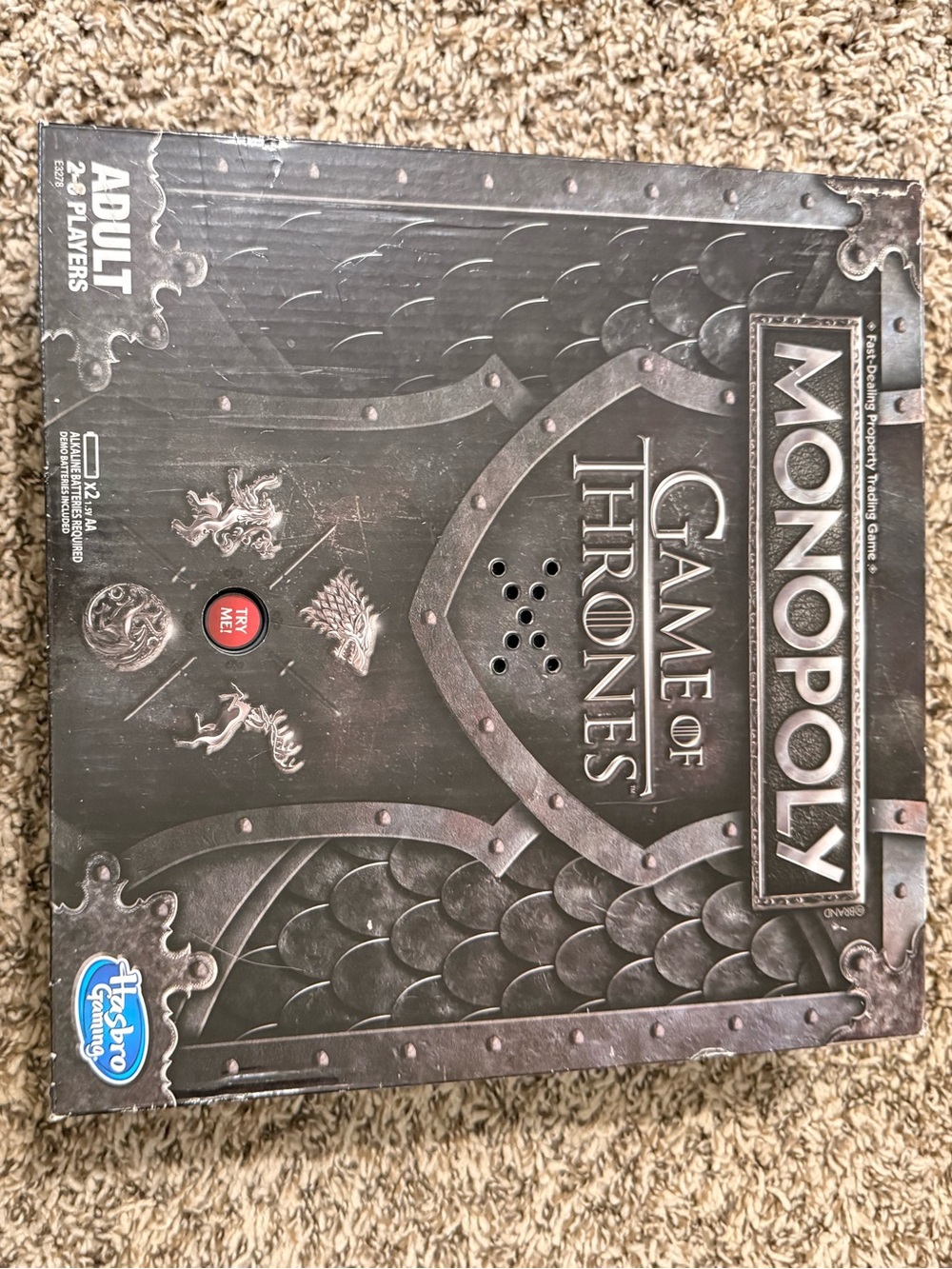 Game of Thrones Monopoly Game